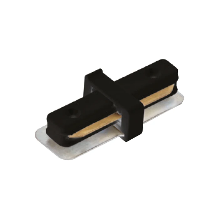 Фото Соединитель шинопровода прямой 220-240V черный Horoz Electric