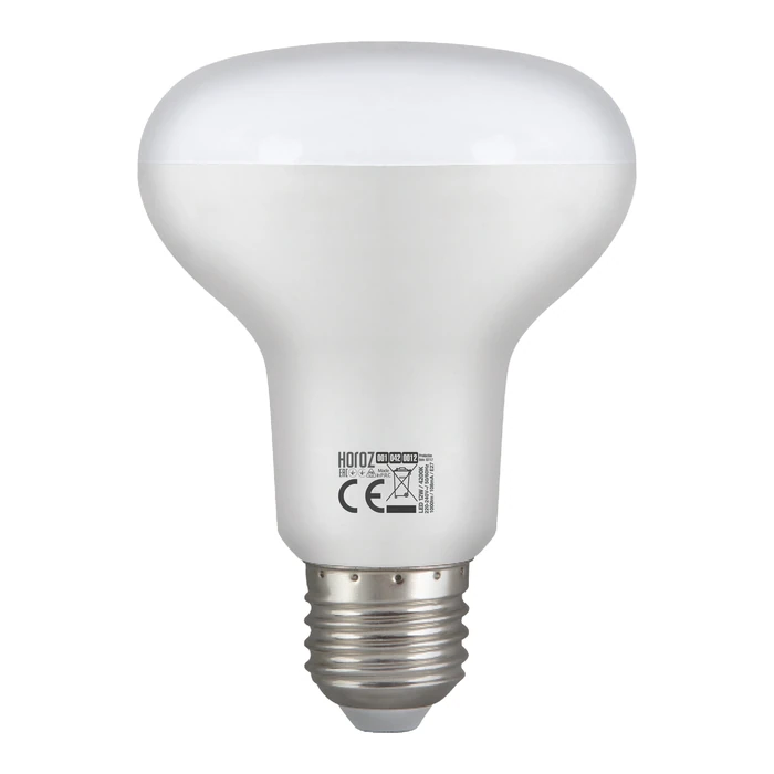 Фото Світлодіодна лампа REFLED-12 12W E27 4200К R80 Horoz Electric