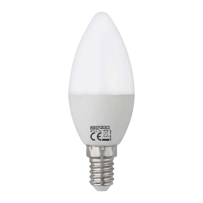 Фото Світлодіодна лампа ULTRA-6 6W E14 6400К Horoz Electric