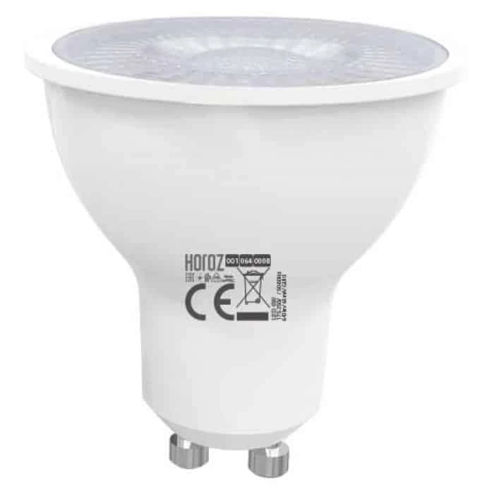 Фото Светодиодная лампа CONVEX-8 8W GU10 6400К Horoz Electric